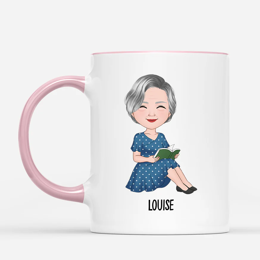 Mug Personnalisé Pour Les Amoureux Des Livres - Chut Je Lis - Image 2