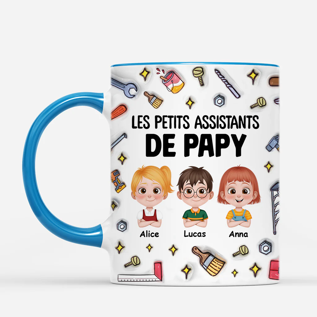 Mug Personnalisé Papa - Les Petits Assistants - Image 2