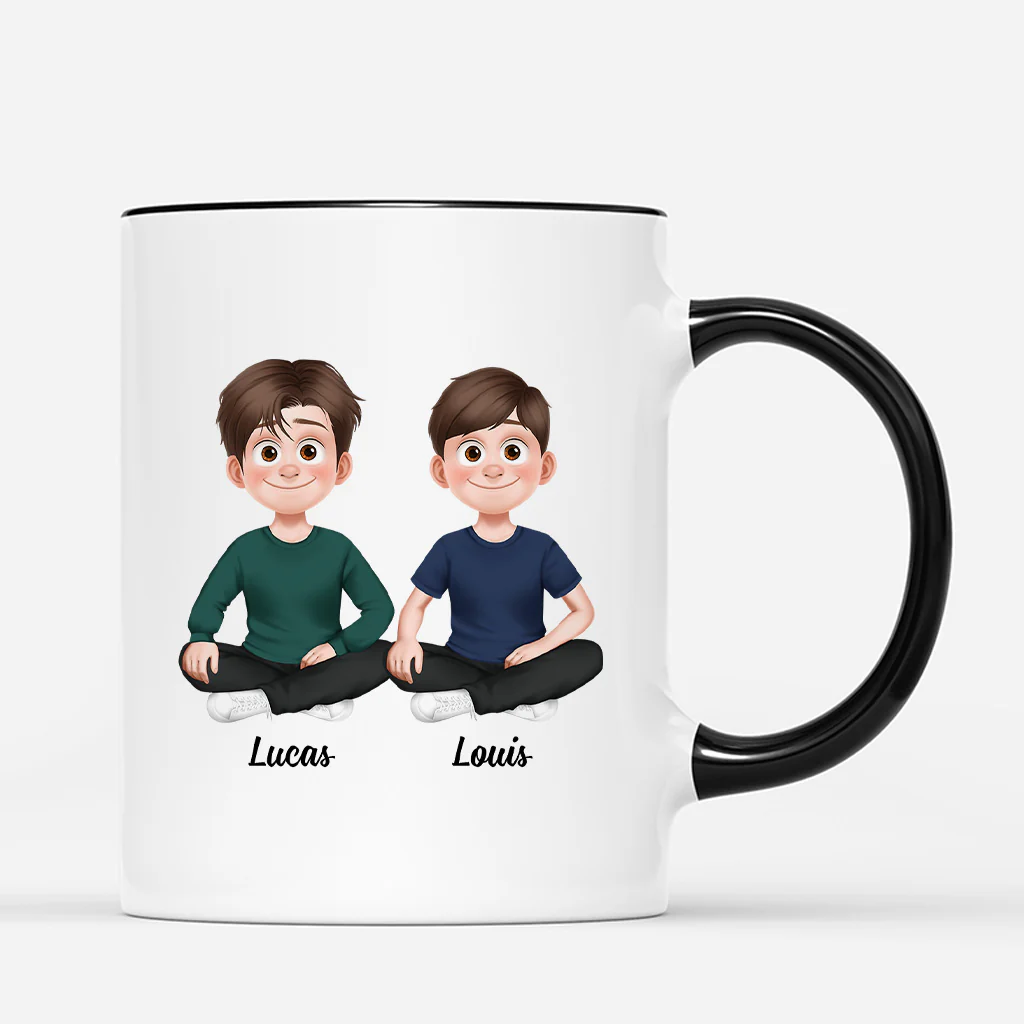 Tasse Personnalisée Texte | Tu Es Mon Frère Ma Sœur - Image 3