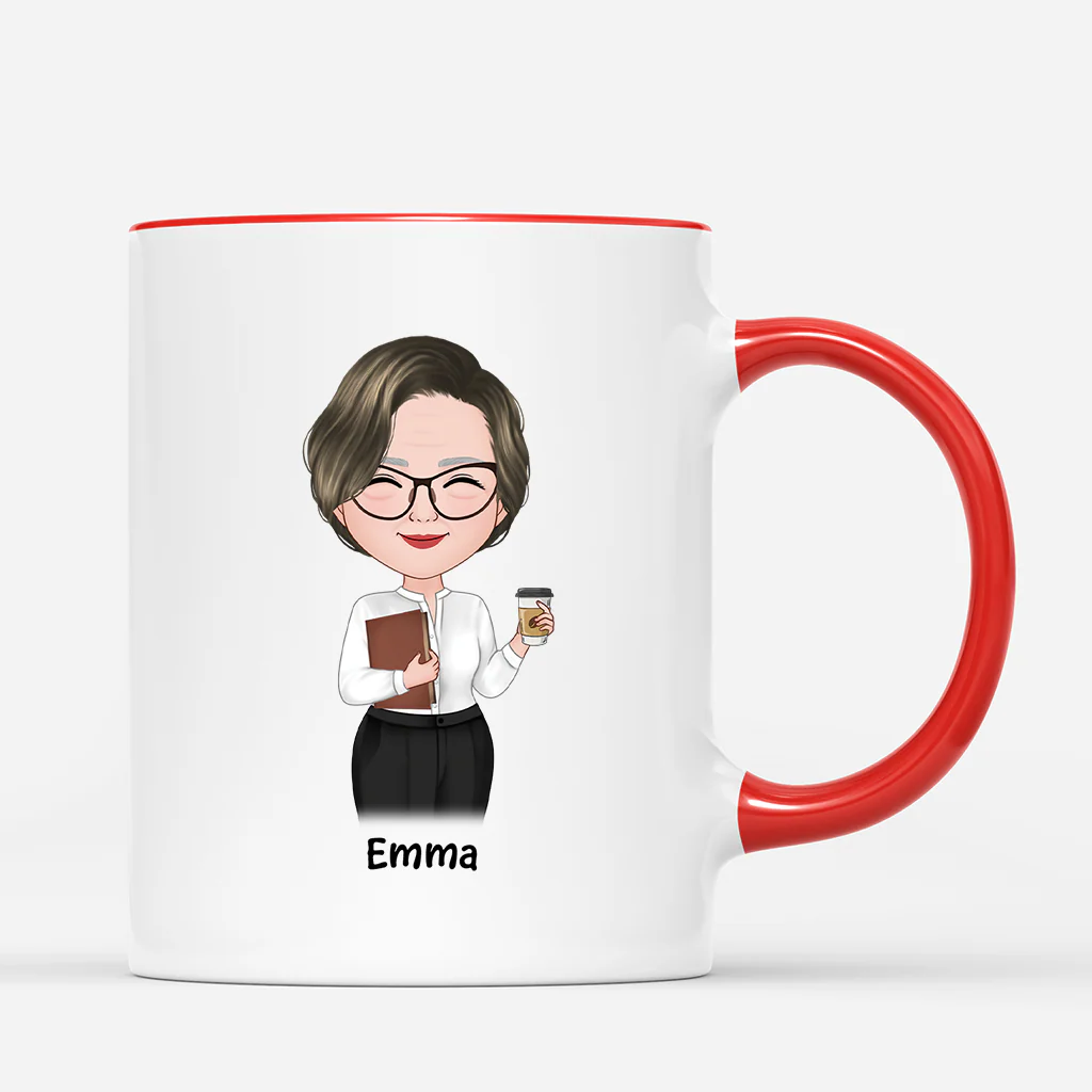 Tasse Personnalisée Pour Maîtresse - Il Faut Un Grand Cœur - Image 3