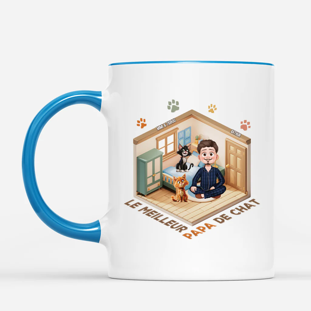 Mug personnalisé chat – Meilleure maman chat - Image 2