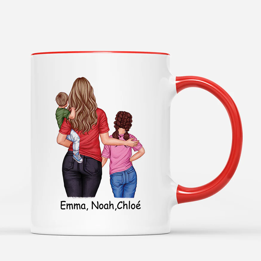 Mug Personnalisé Pour Fête Des Mères - On T'Aime - Image 3