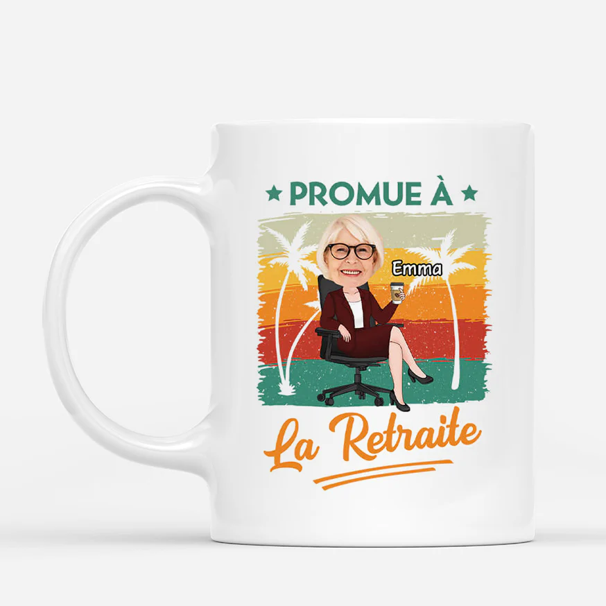 Tasse Retraite Personnalisé - Promue À La Retraite