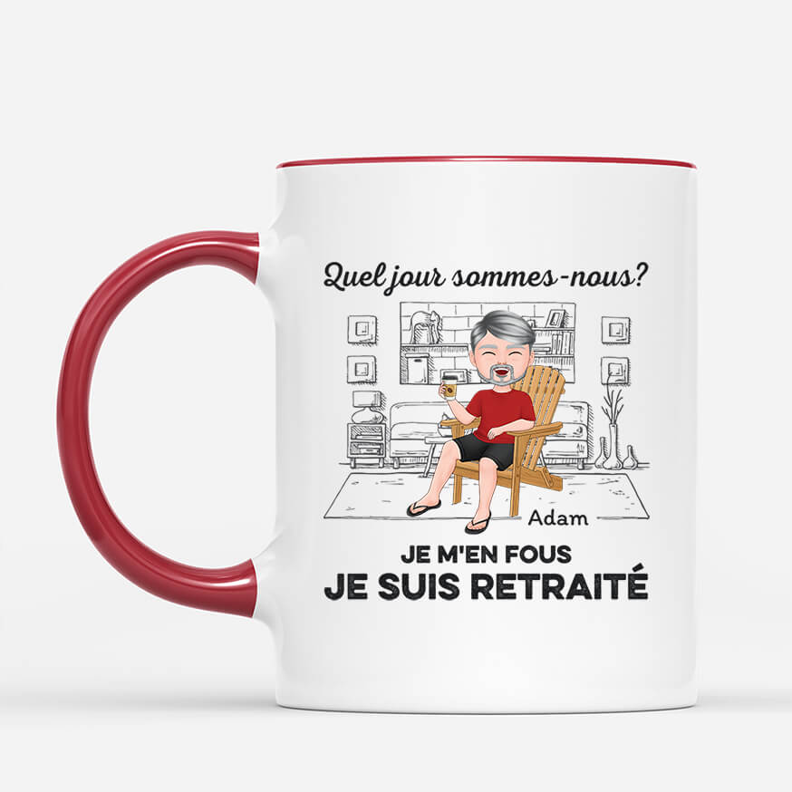 Tasse Personnalisée Retraite | Peu Importe Quel Jour Sommes Nous - Image 2