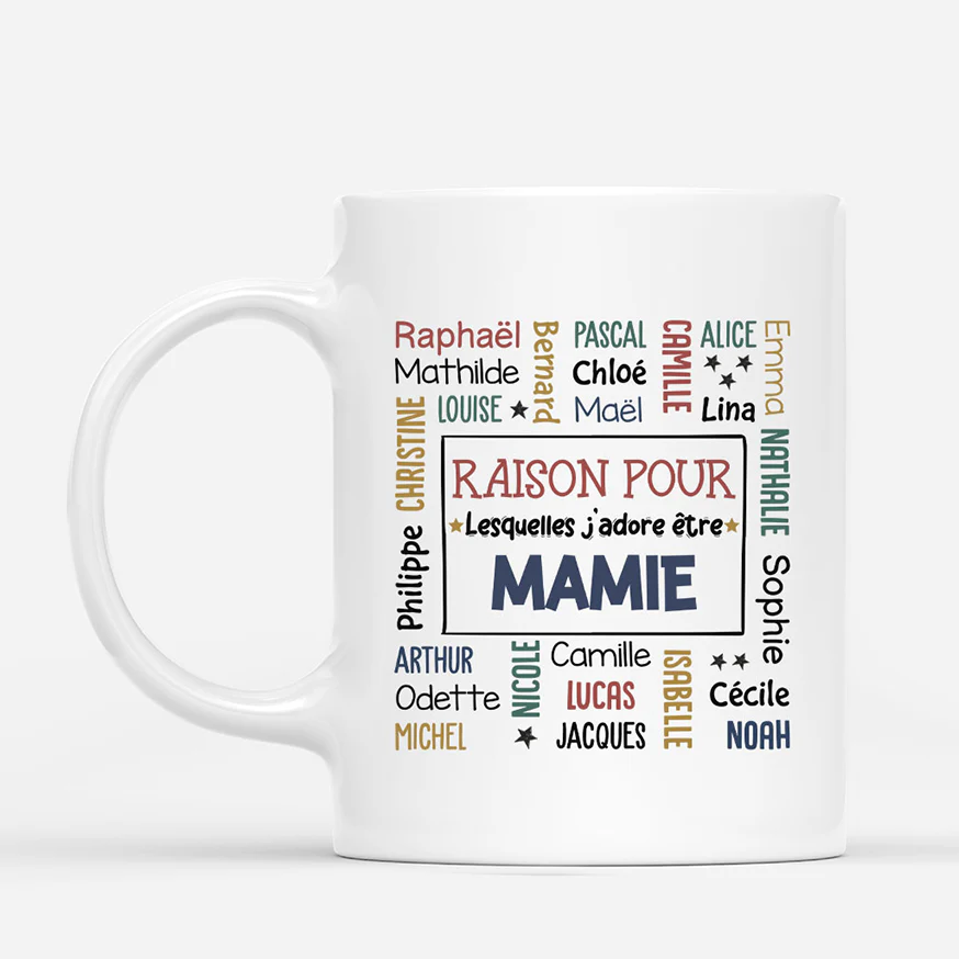 Tasse Personnalisée Papa Maman - Raisons Pour Lesquelles J'Adore Être Papa