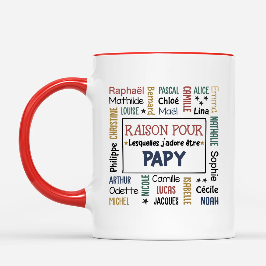 Tasse Personnalisée Papa Maman - Raisons Pour Lesquelles J'Adore Être Papa - Image 2