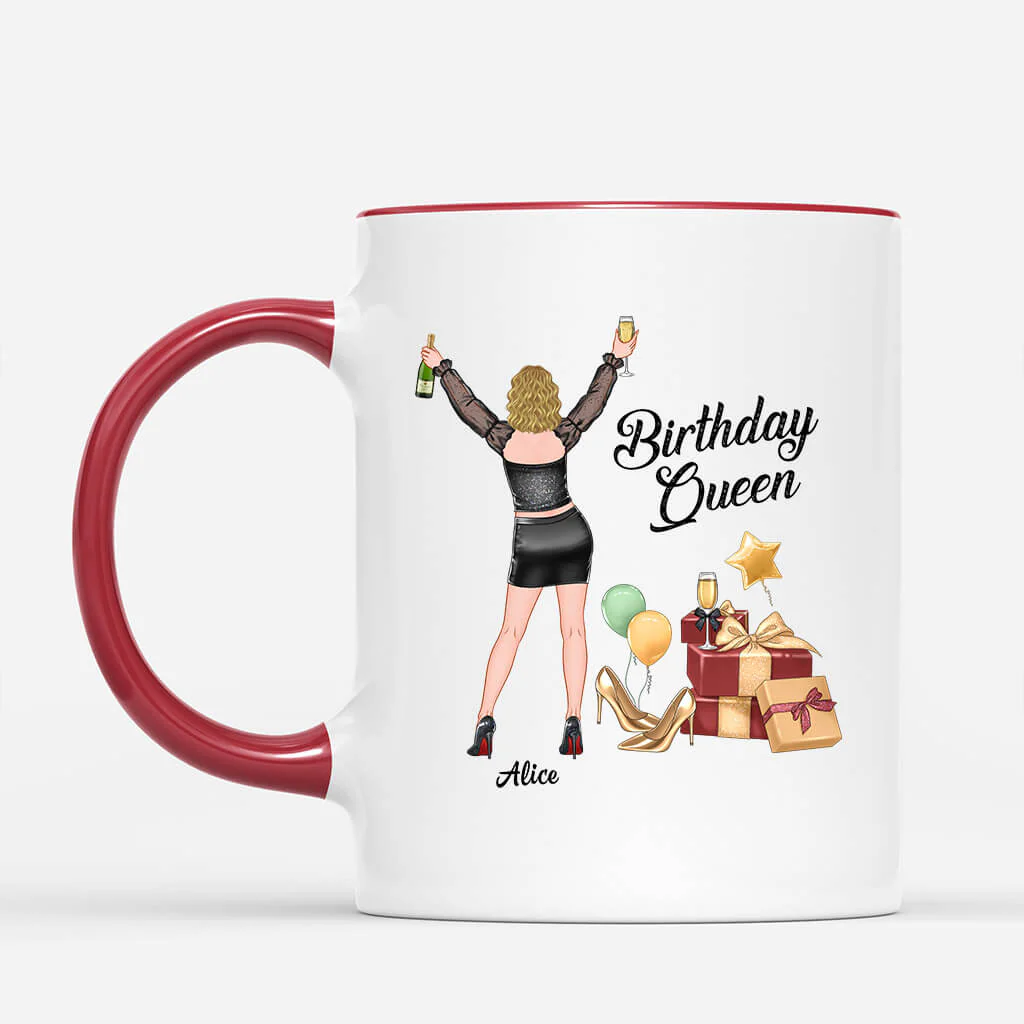 Mug Reine | Reine d’Anniversaire Personnalisé - Image 2