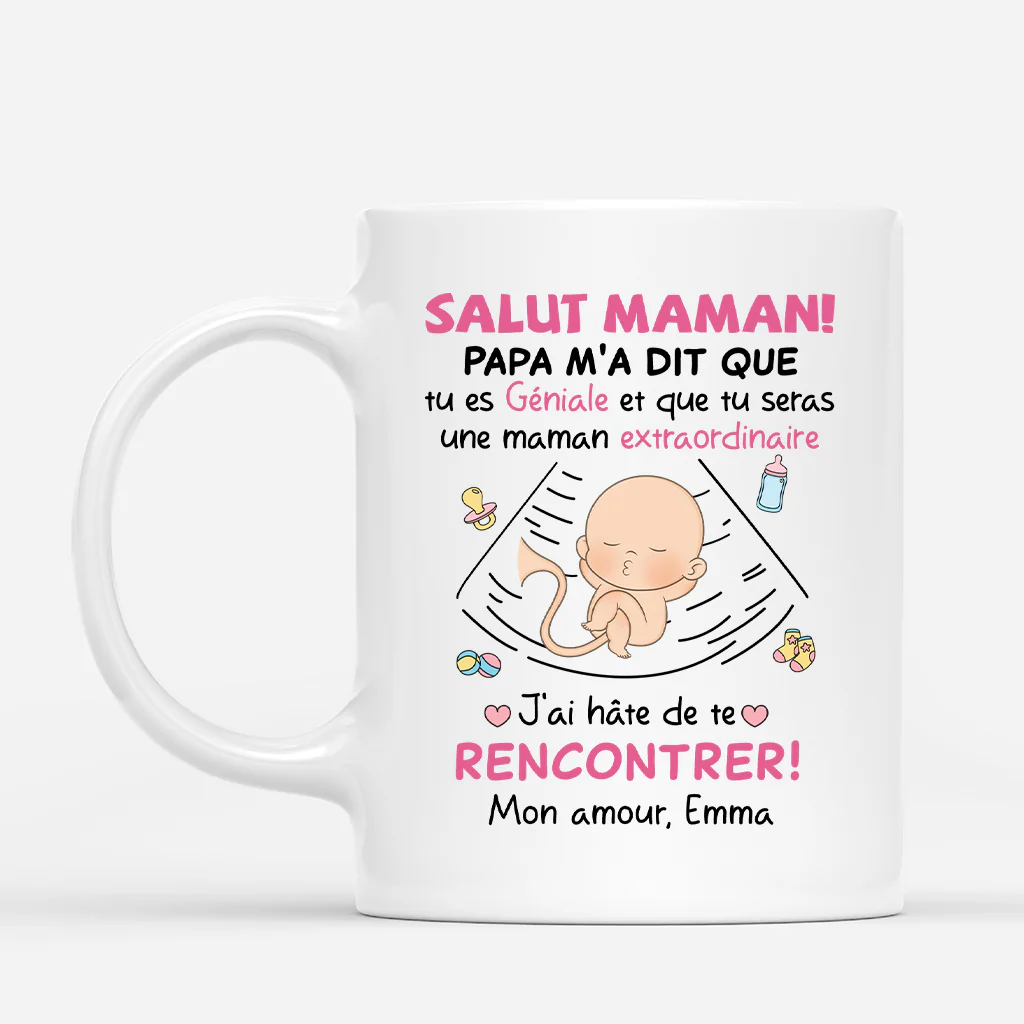 Mug Personnalisé pour Maman - Salut Maman