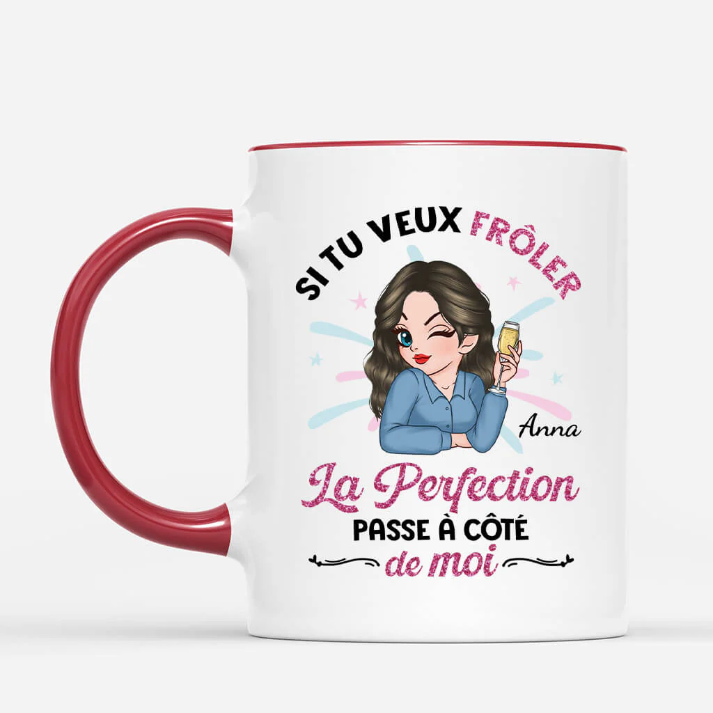 Tasse Personnalisé - Si Tu Veux Frôler La Perfection - Image 2