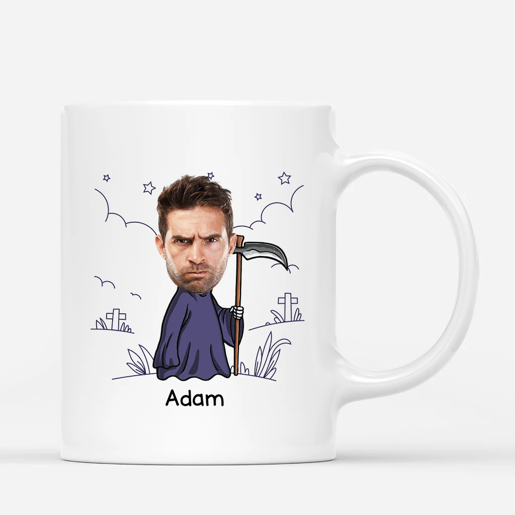 Mug Personnalisé Humour - Tant d'Idiots Et Seulement Une Faux - Image 2