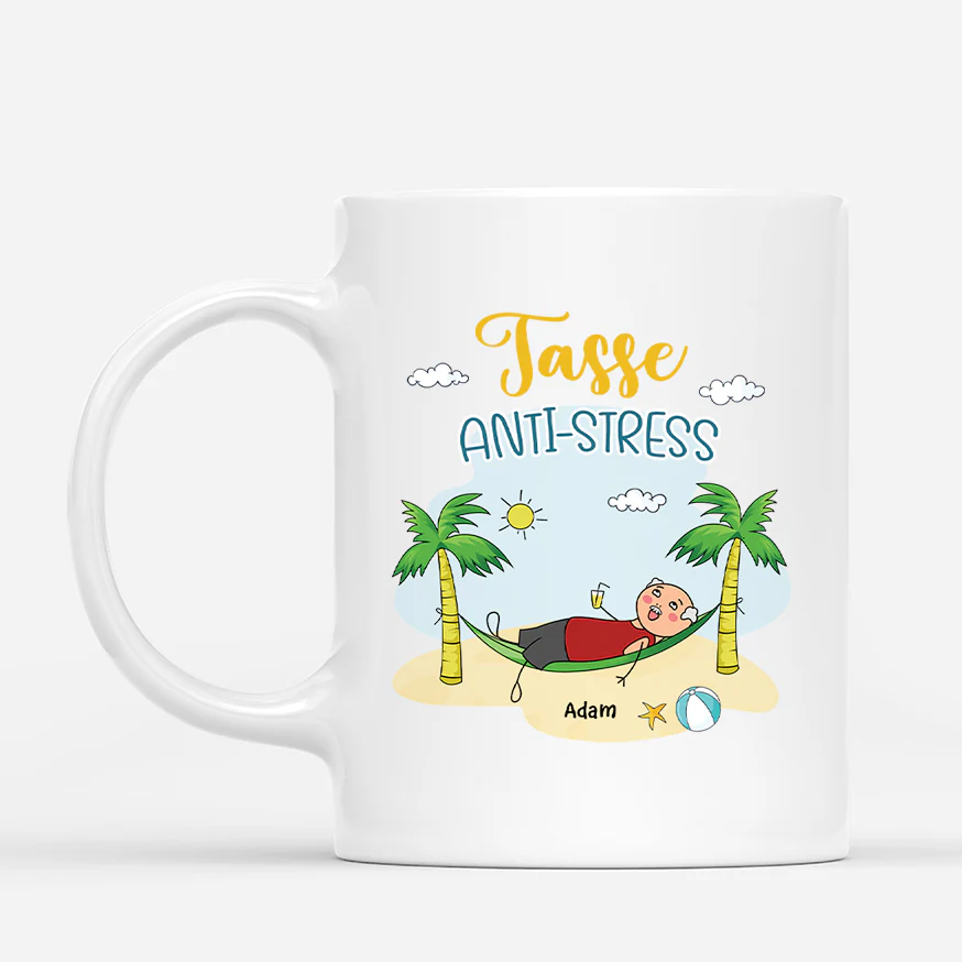 Tasse Anti-Stress - Cadeau Personnalisé Homme
