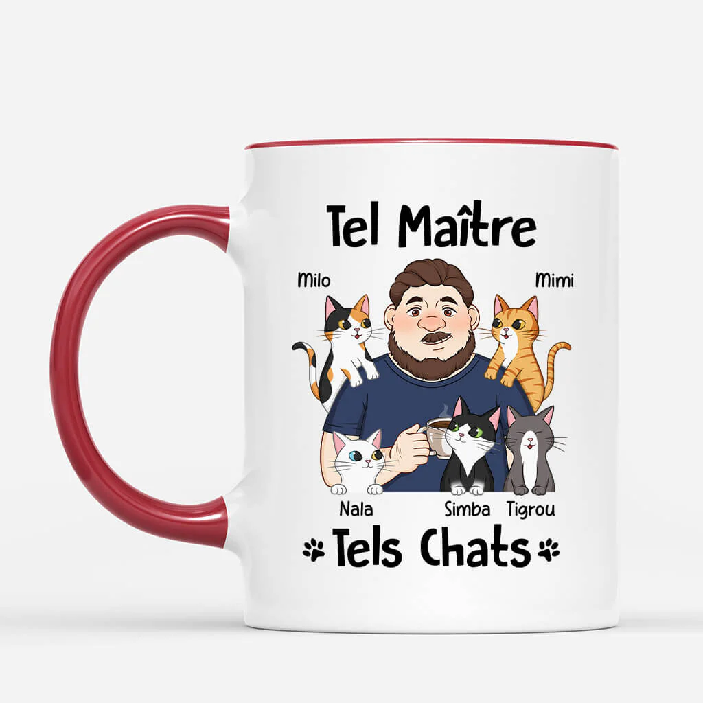 Mug Personnalisé Chat – Tel Maître, Tels Chats - Image 2