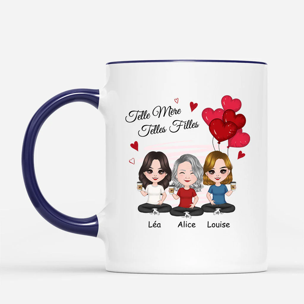 Mug Personnalisé Maman - Telle Mère Telle Fille - Image 2