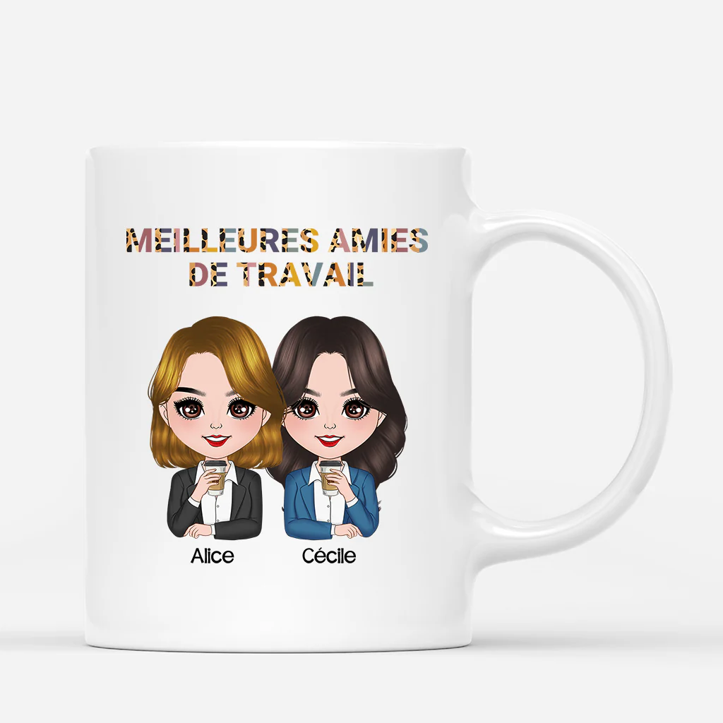 Mug personnalisé collègue - Tu es la raison - Image 2