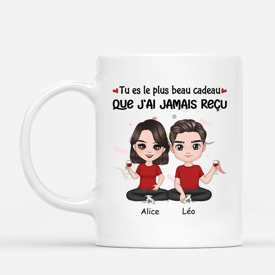Mug Personnalisé Couple – Tu Es Le Plus Beau Cadeau
