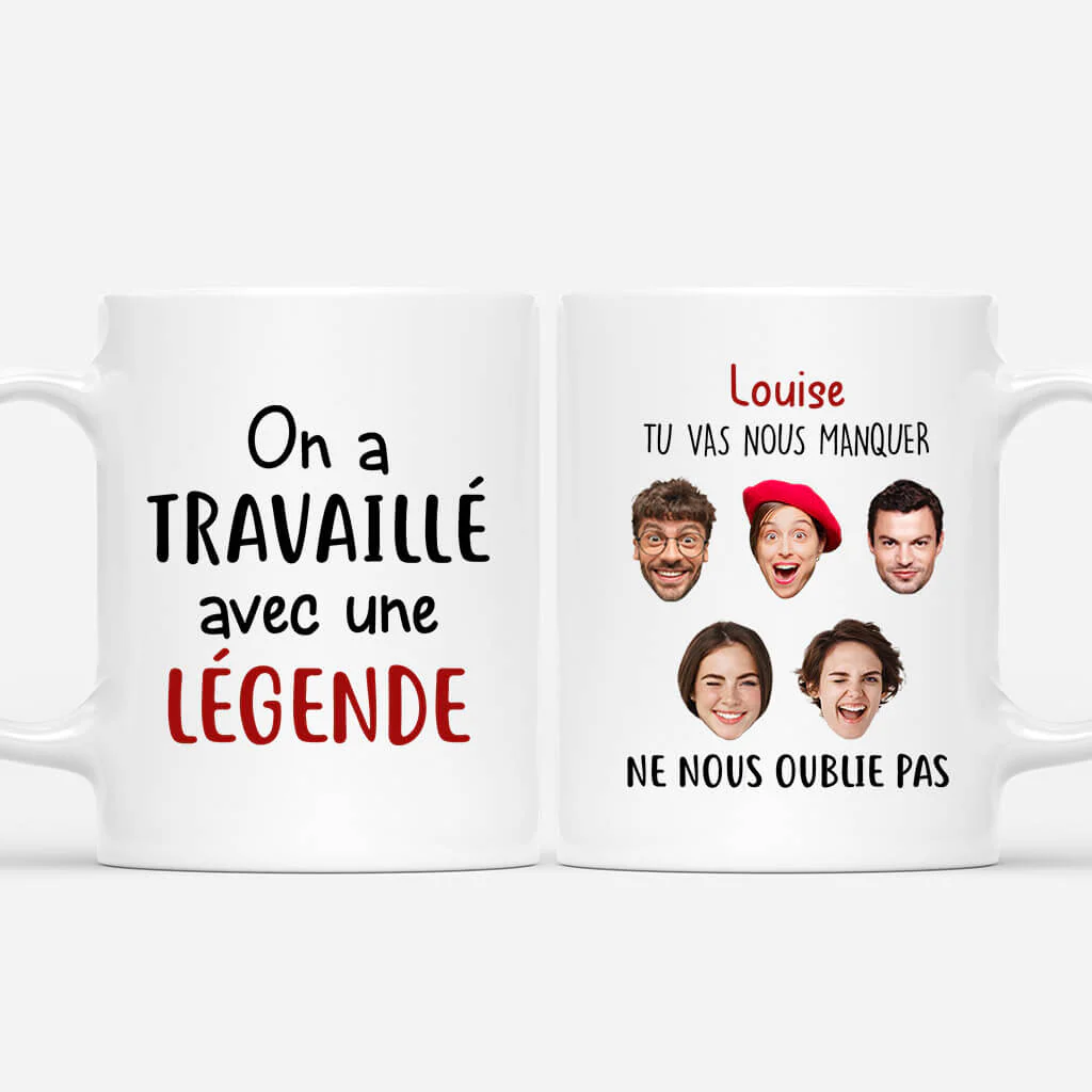 Tasse Personnalisé Pour Collègue Départ - Tu Vas Nous Manquer