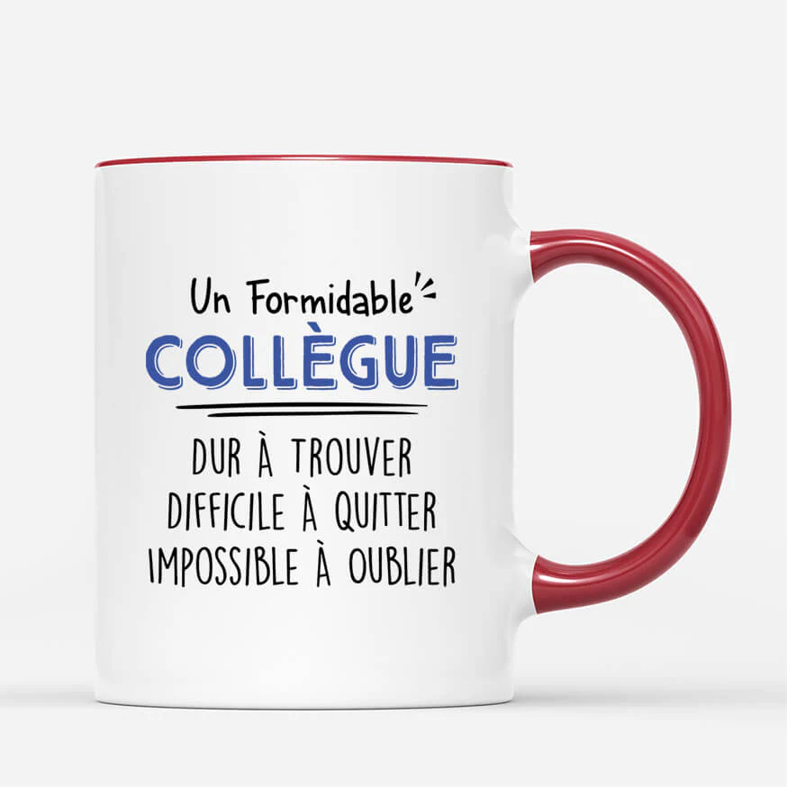 Mug Personnalisé Collègue - Un Formidable Collègue - Image 3