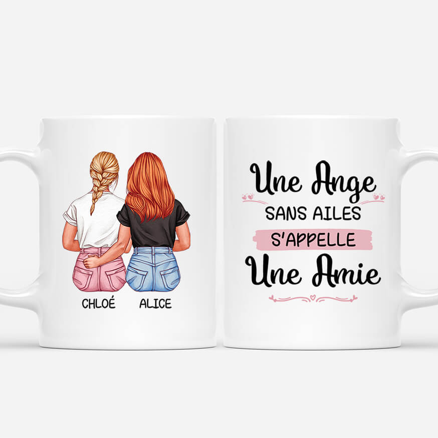 Mug Amitié Personnalisé | Un Ange Sans Ailes