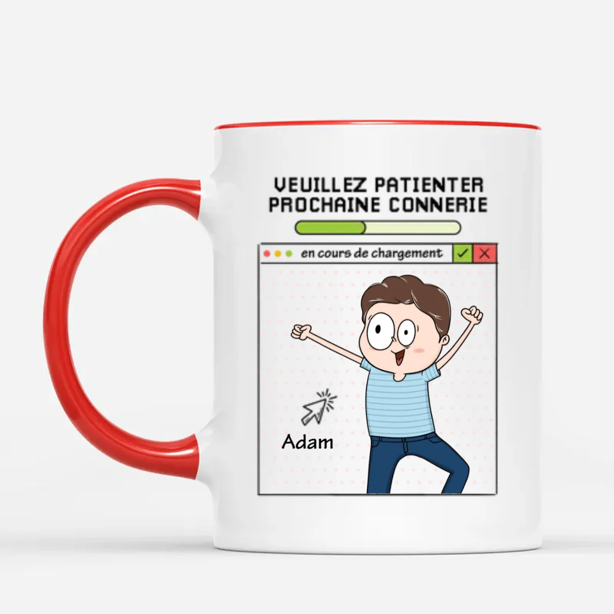 Mug Personnalisé Humour - Veuillez Patienter - Image 2