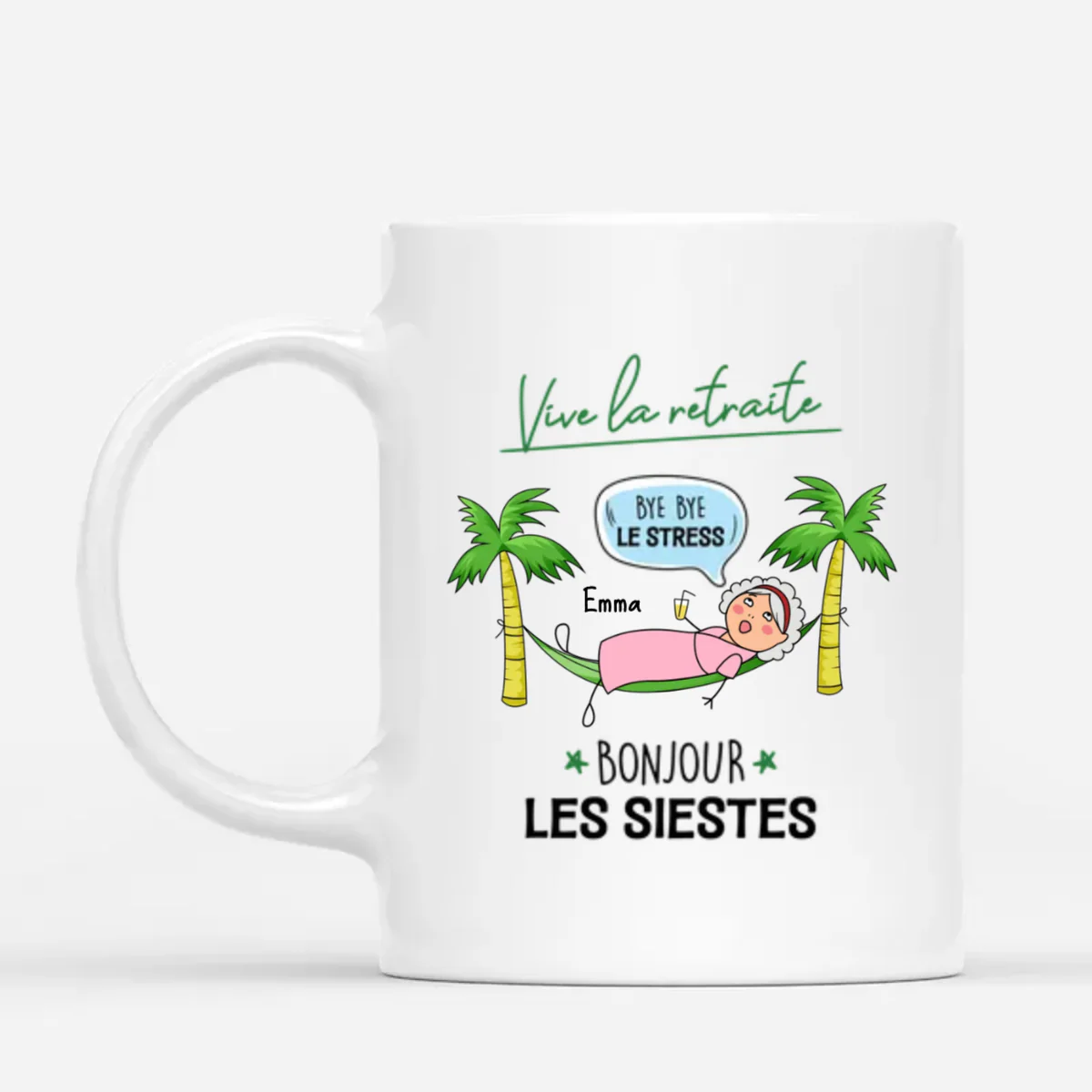 Mug Personnalisé Retraite - Vive La Retraite