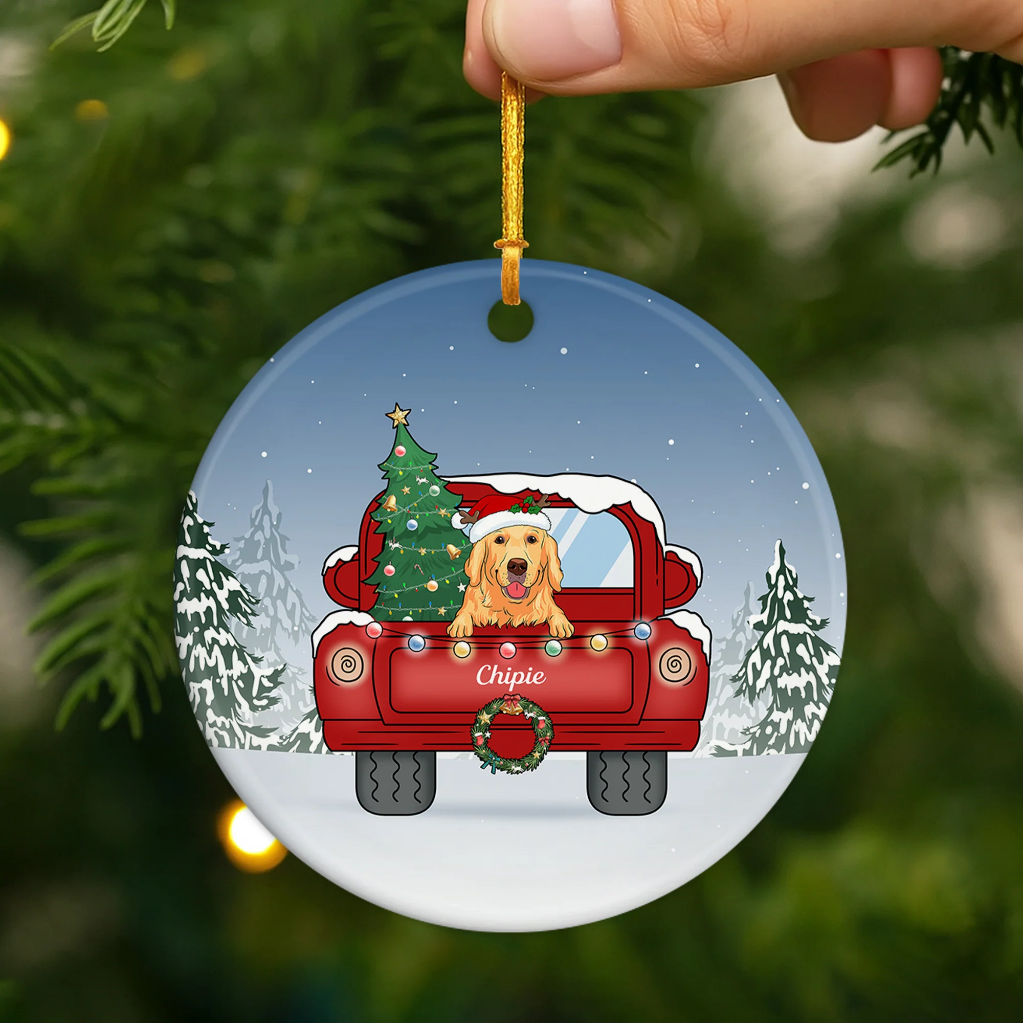 Ornement Noël De Chien Personnalisé - Image 2