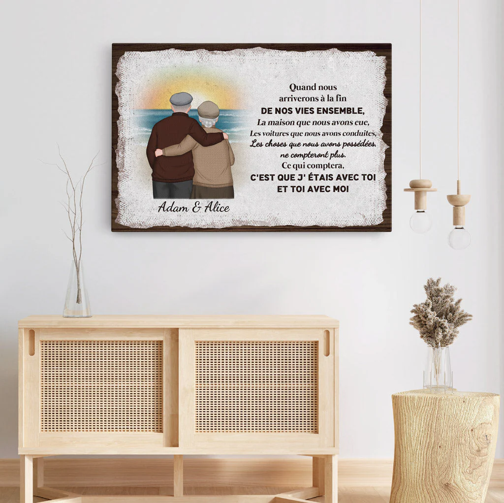 Toile Personnalisée - Nous Sommes Ensemble - Image 3