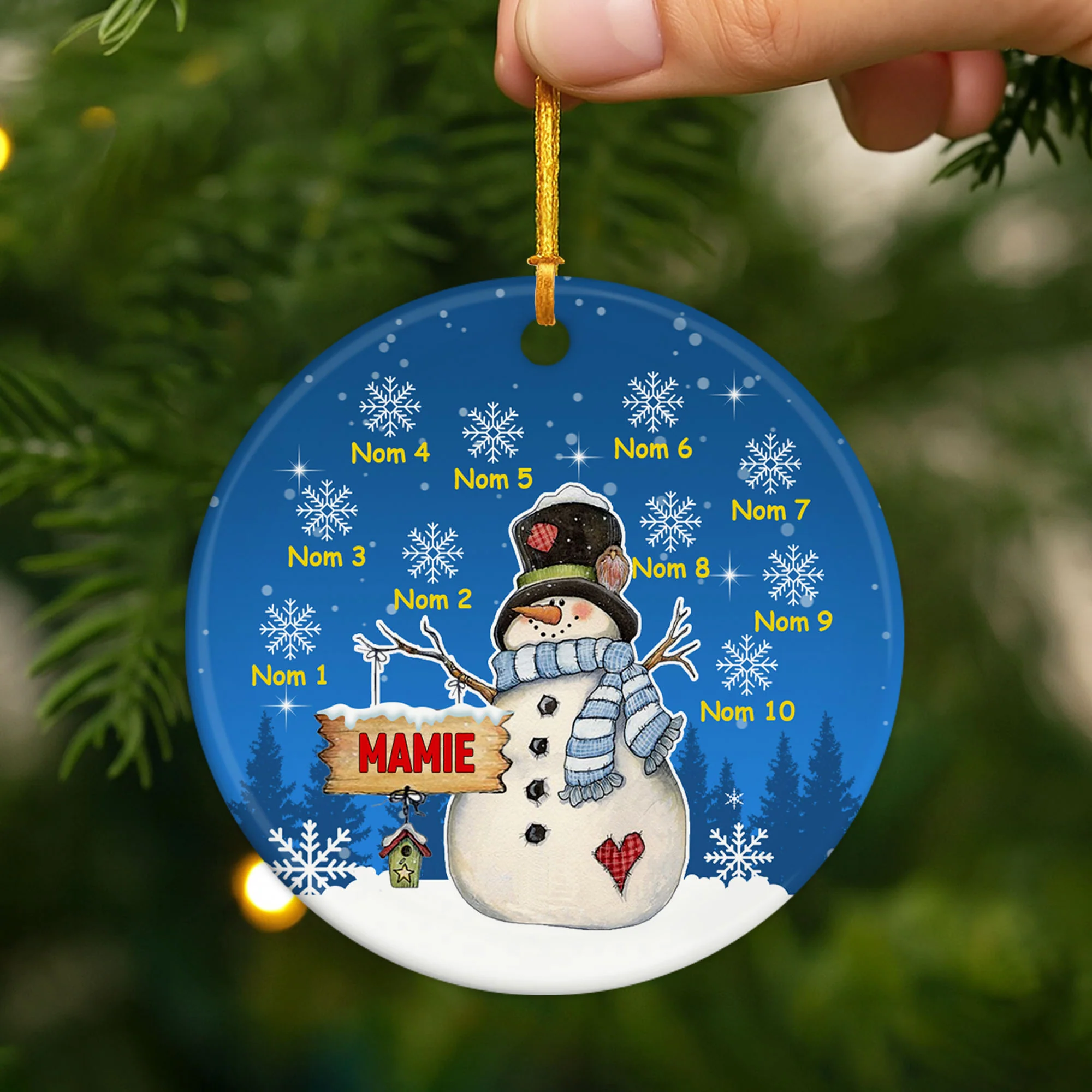 Ornement de Noël Maman Mamie Personnalisé - Image 2