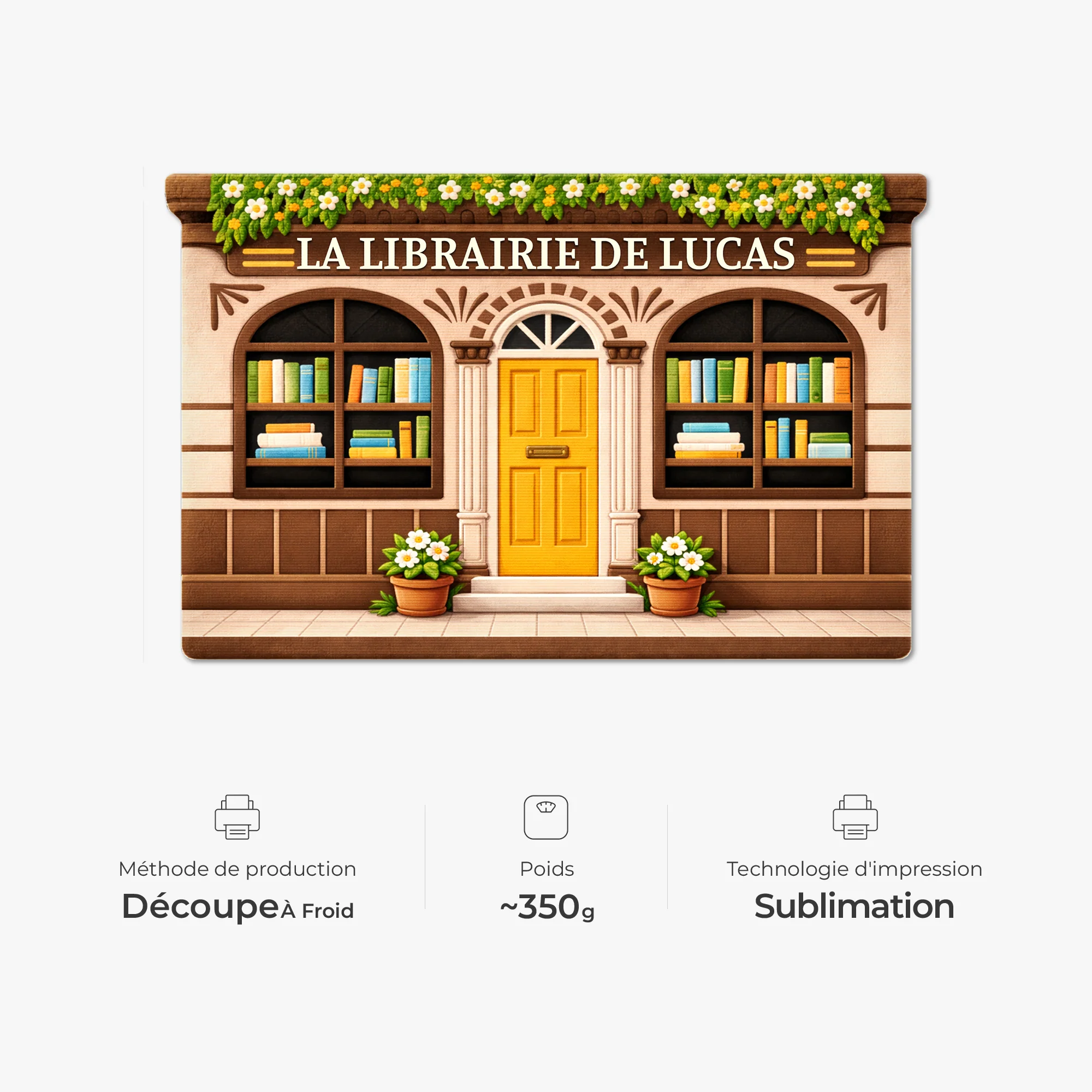 Paillasson Personnalisé - Librairie D'amoureux Des Livres - Image 4