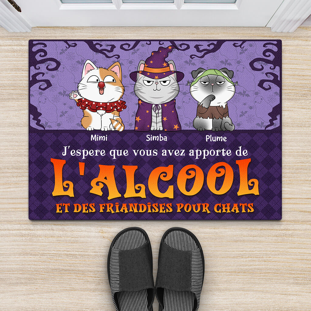 Paillasson Personnalisé Chat - Deguisement Pour Chat Halloween - Image 2