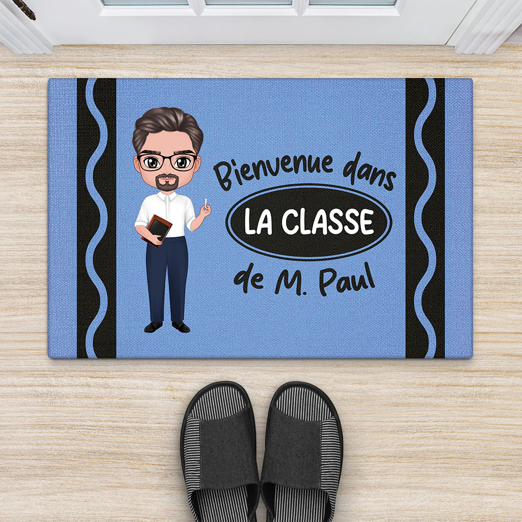 Paillasson Personnalisé - Bienvenue Dans La Classe - Image 2