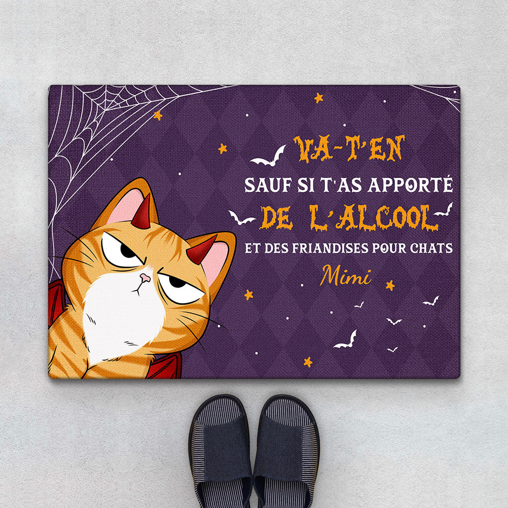 Paillasson Chat Personnalisé - Deguisement Chat Halloween