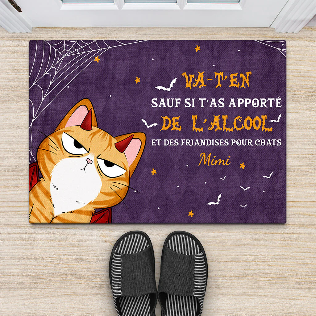 Paillasson Chat Personnalisé - Deguisement Chat Halloween - Image 2
