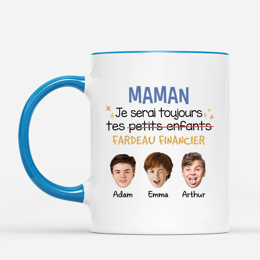 Mug Personnalisé Papa - Je Serai Toujours Ton Fardeau Financier - Image 2