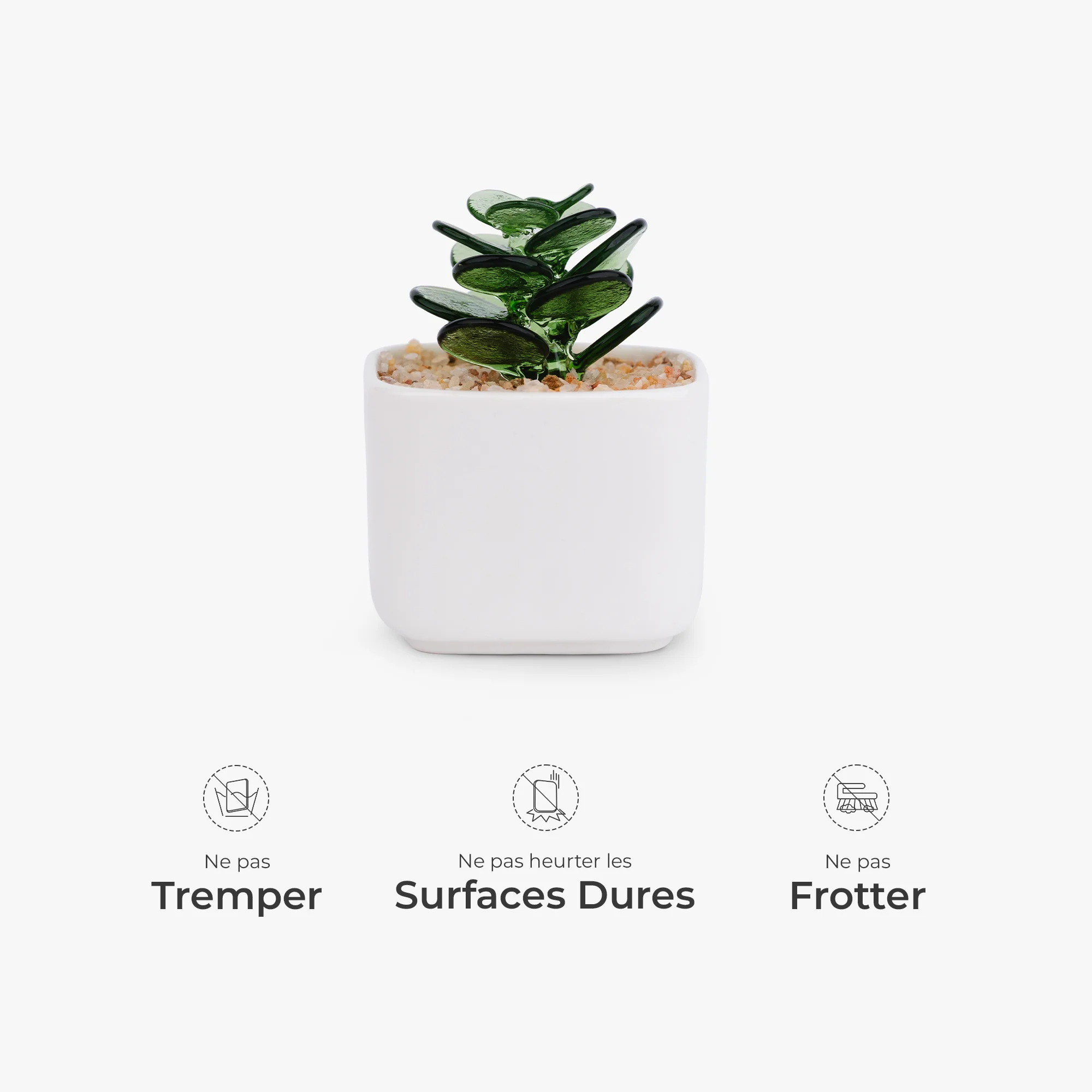 Cactus Artificiel En Pot En Verre - Le Jardin De Maman Mamie - Image 4