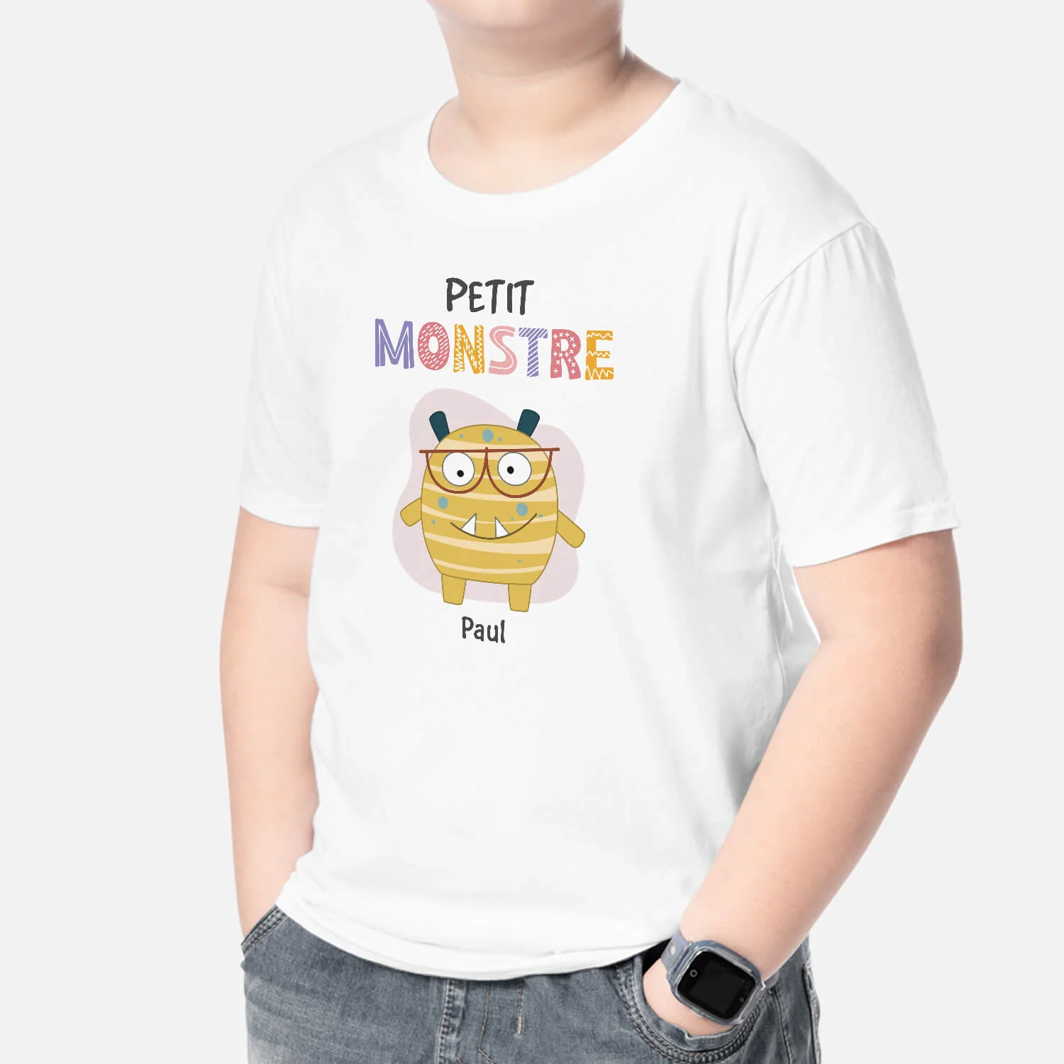 T Shirt Personnalisé Enfant - Petite Monstre - Image 2