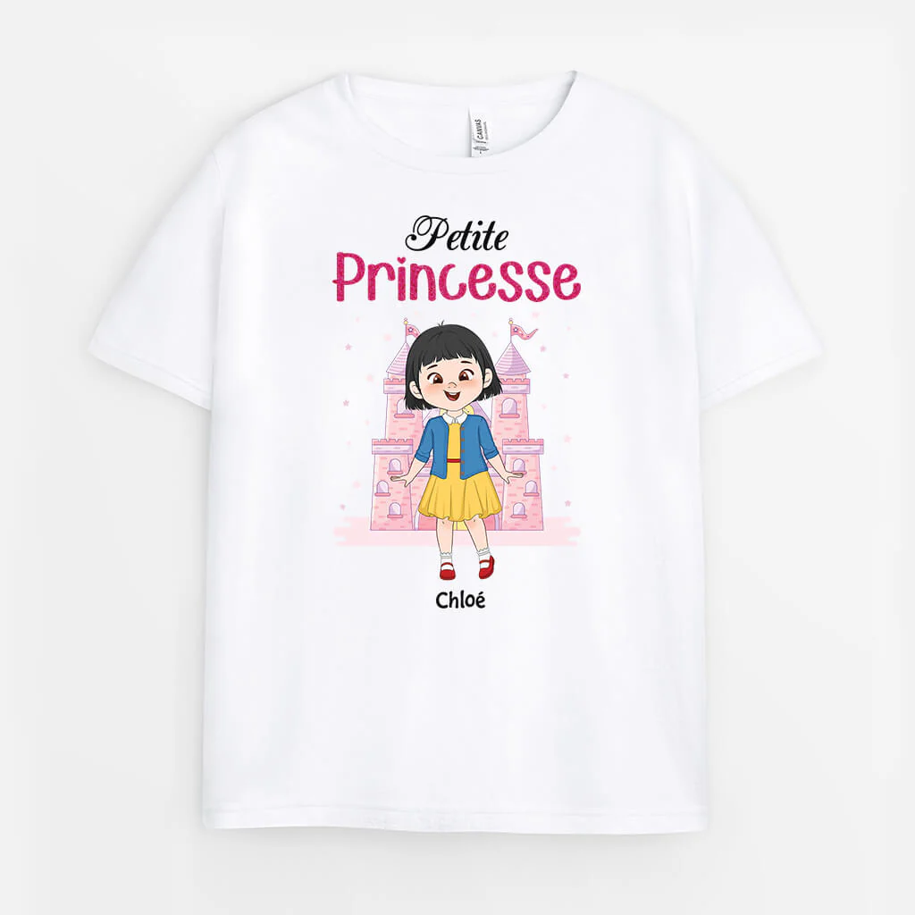 Tee Shirt Personnalisé Enfant - Petite Princesse - Image 2