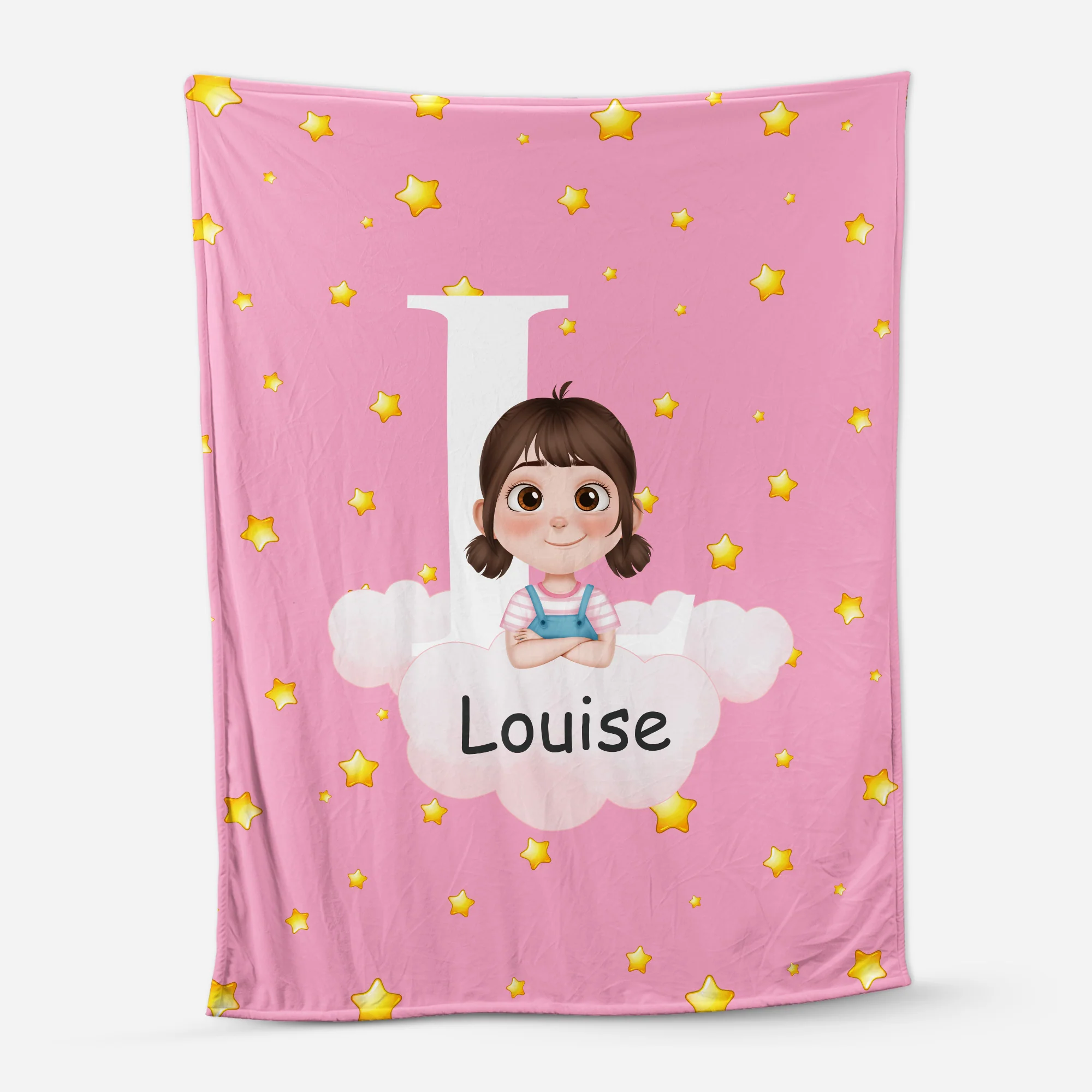 Plaid Enfant Personnalisé - Animal Enfant sur le Ciel