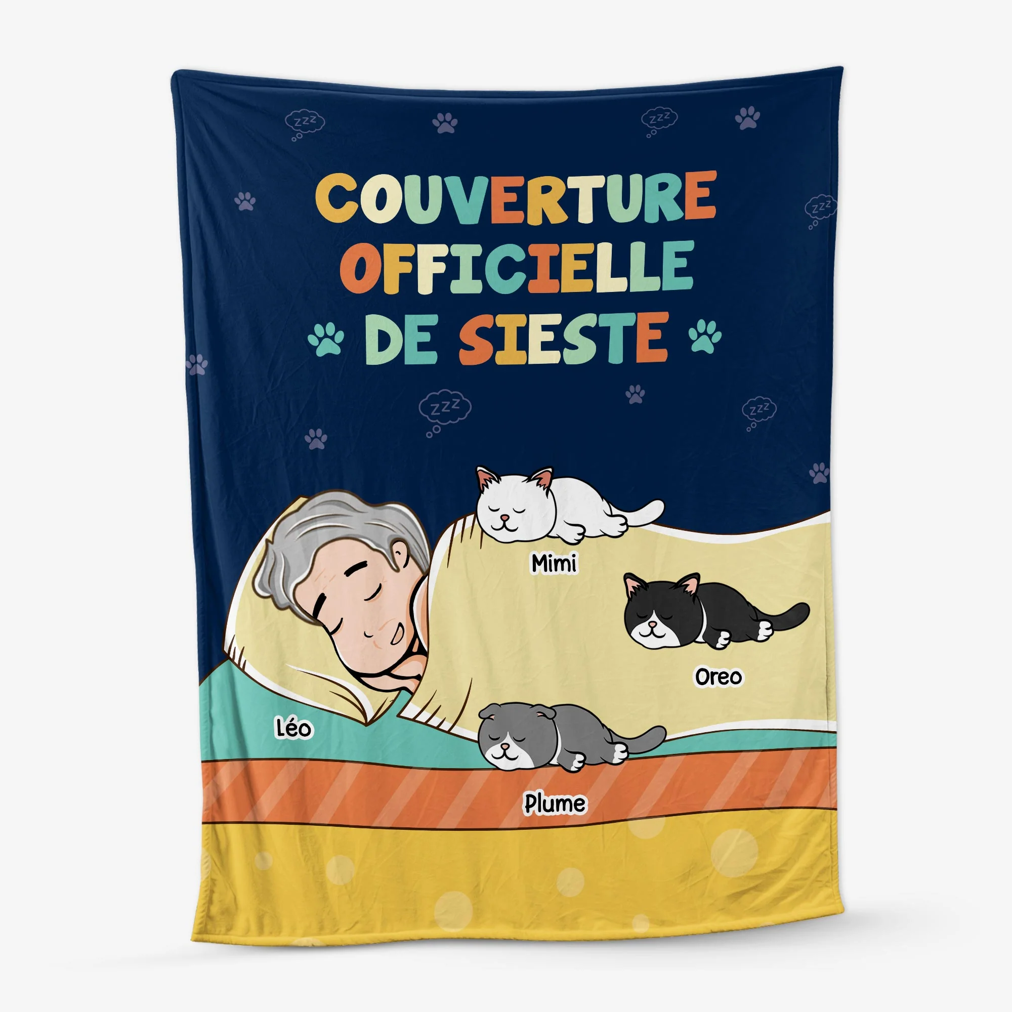 Plaid Personnalisé Avec Animaux - Couverture Officielle