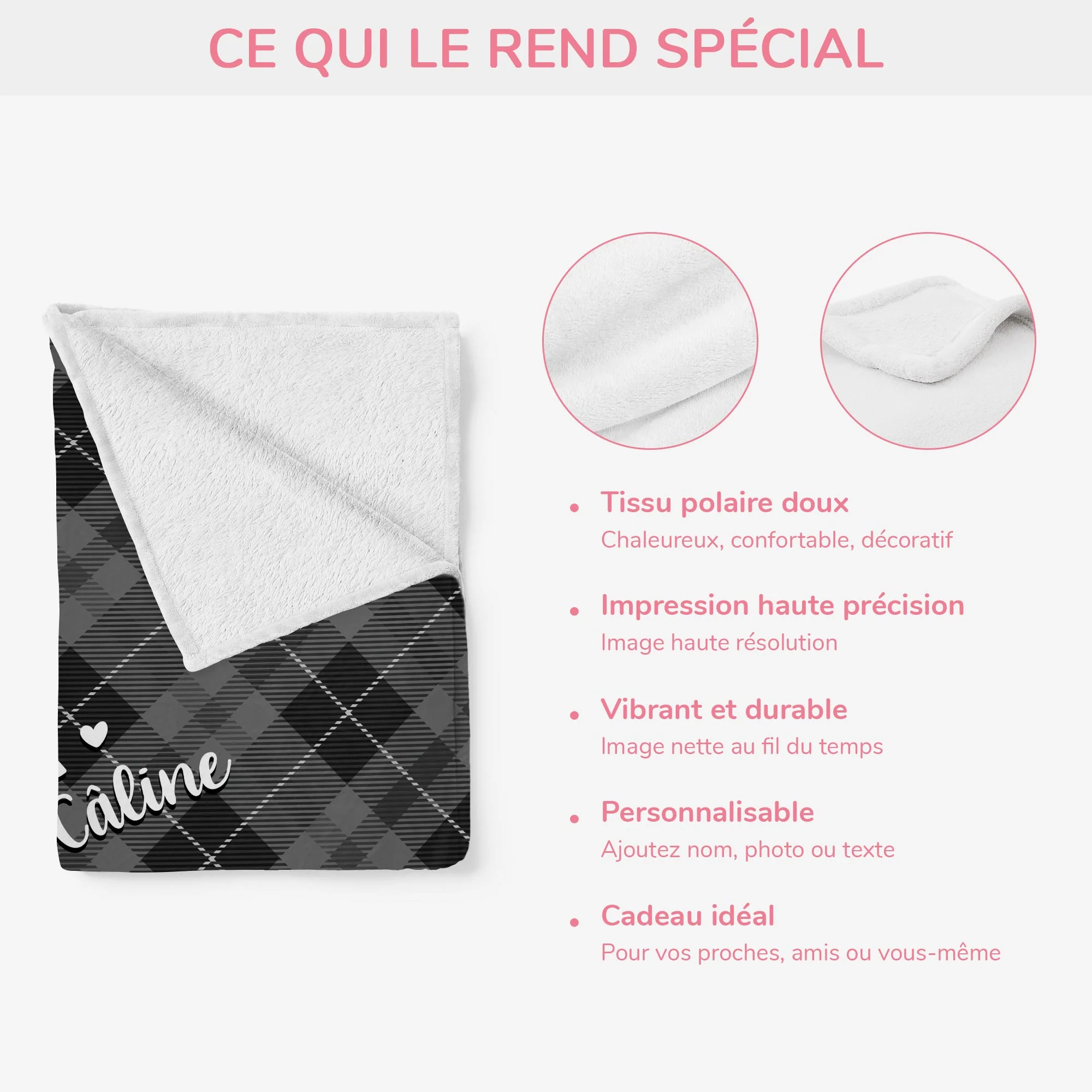 Plaid Personnalisé Avec Chat - Ma Couverture Câline - Image 3