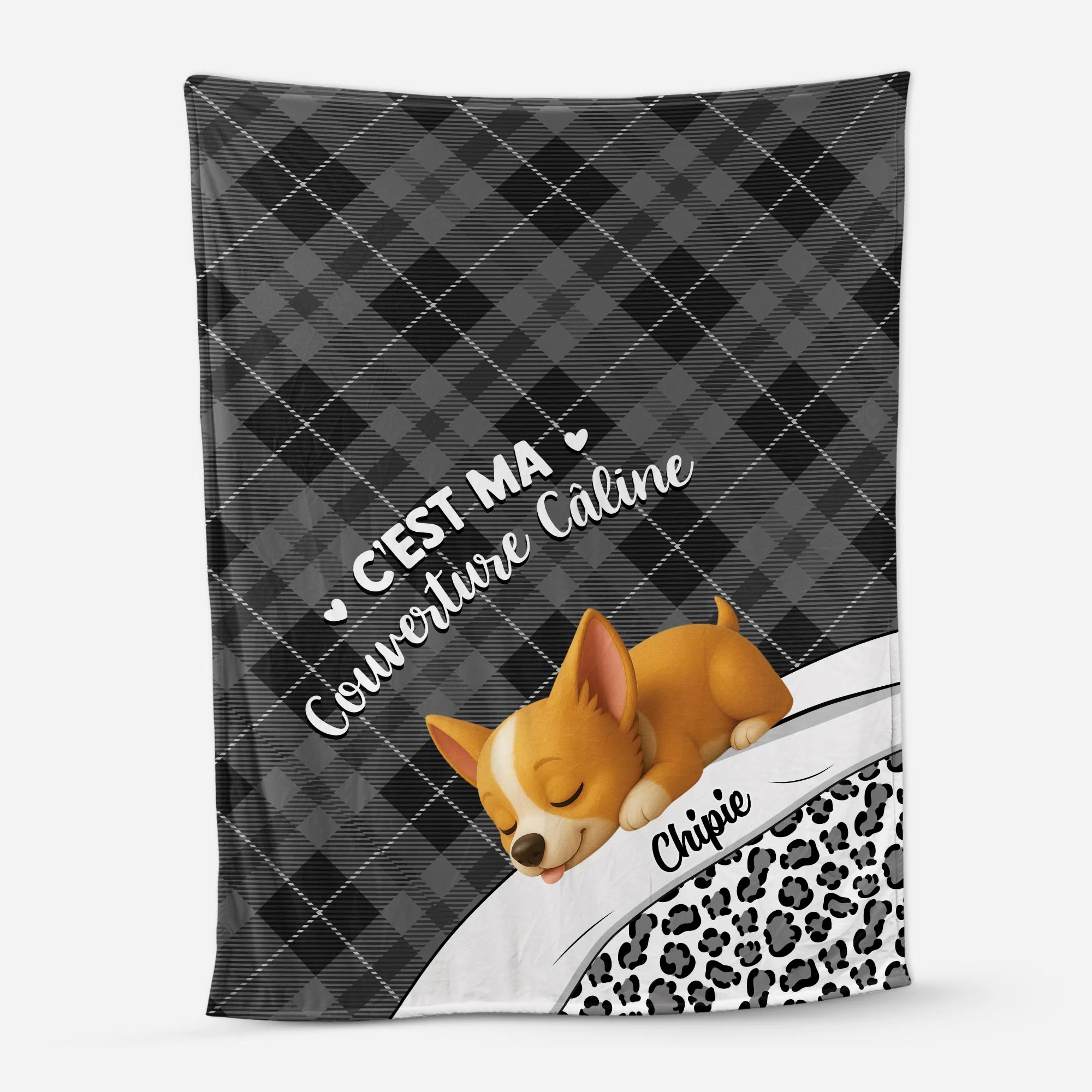 Plaid Personnalisé Avec Chien - Ma Couverture Câline