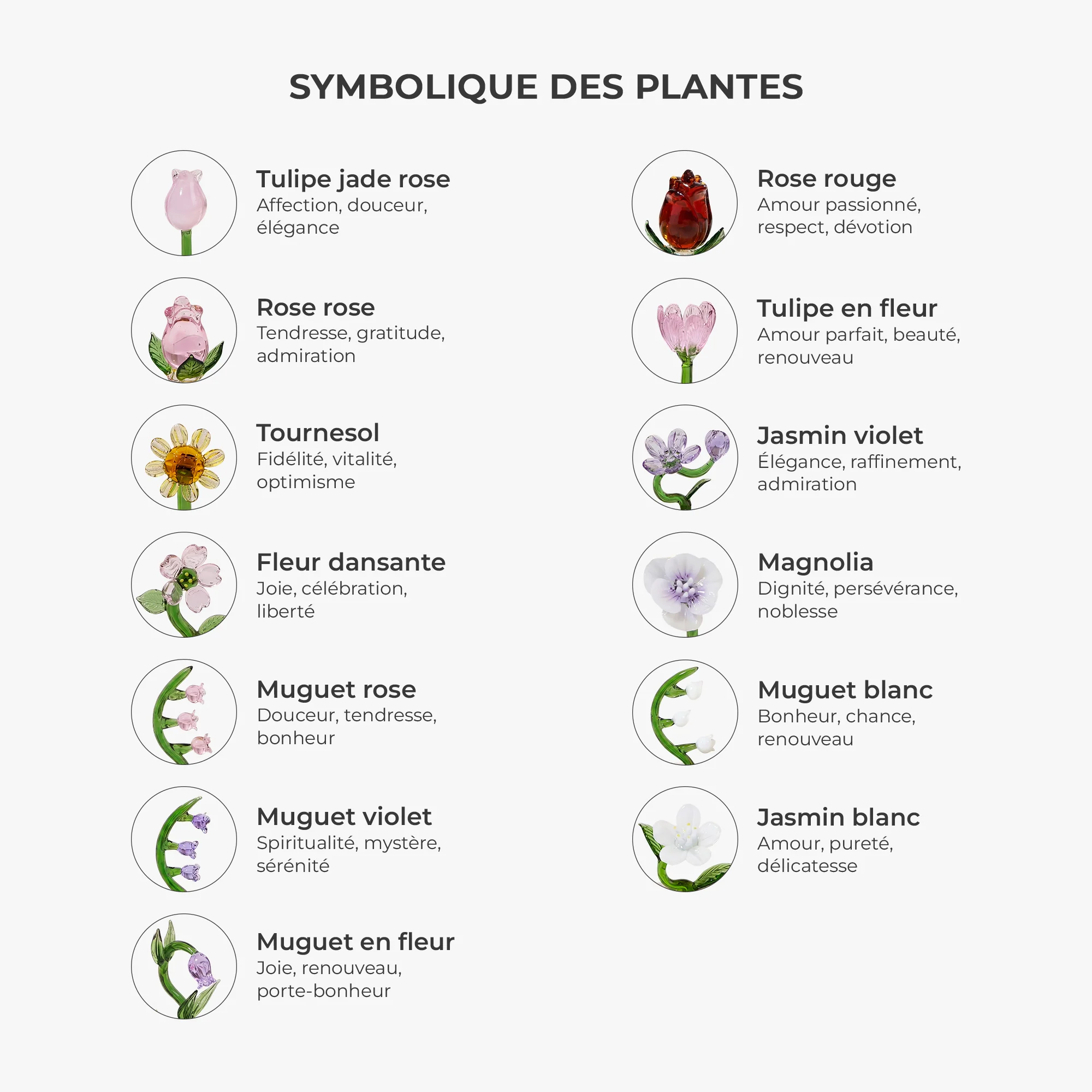 Plante En Verre Artisanale En Pot - Cadeau Original Pour Femme - Image 5