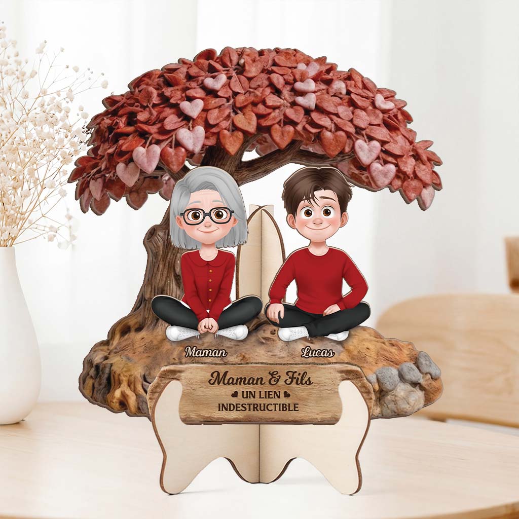 Plaque Bois Personnalisée - Cadeau Maman Et Ses Filles - Image 2