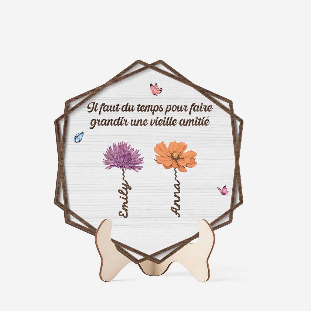 Cadeau Personnalisé Amie - Une Vieille Amitié
