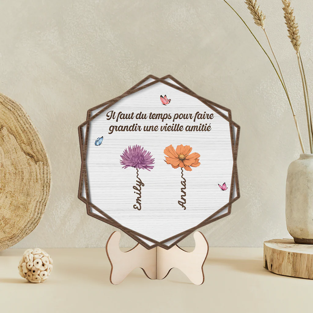 Cadeau Personnalisé Amie - Une Vieille Amitié - Image 2