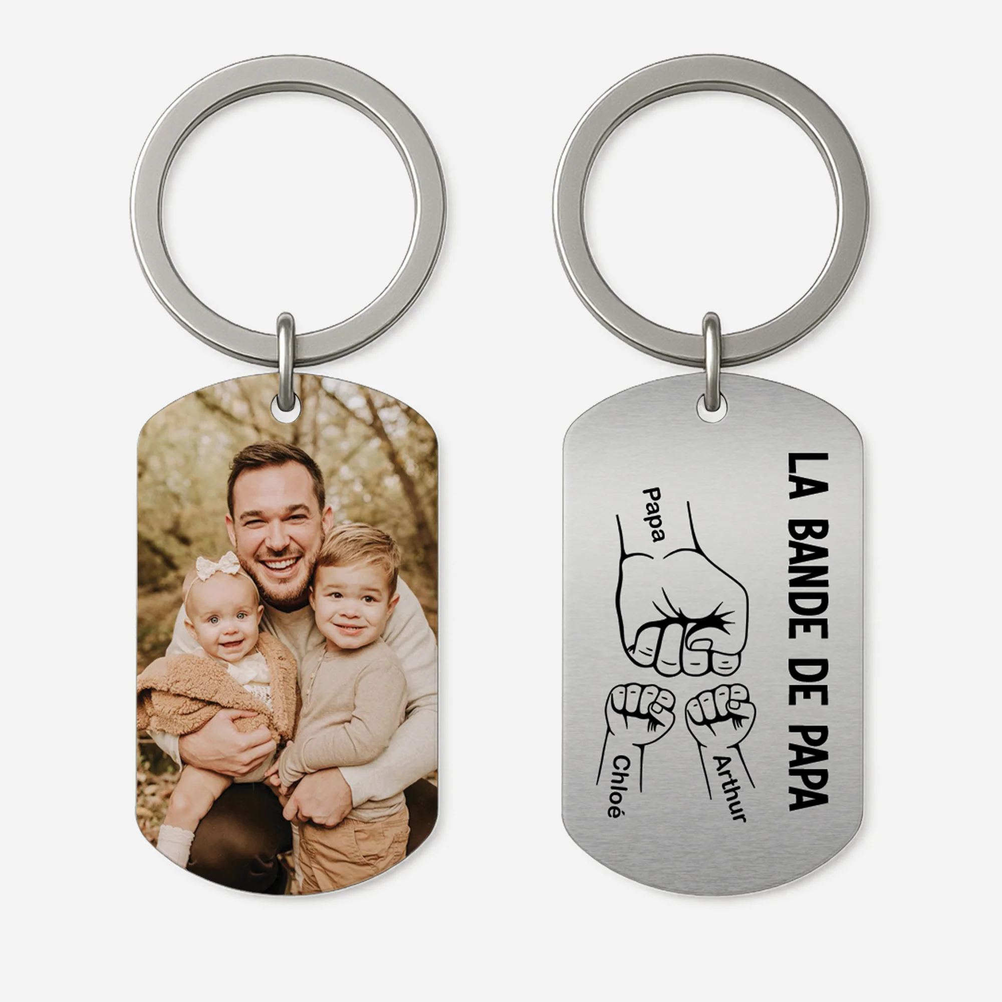 Porte Clés Personnalisé Photo – La Bande à Papa | Porte-Clés Aluminium