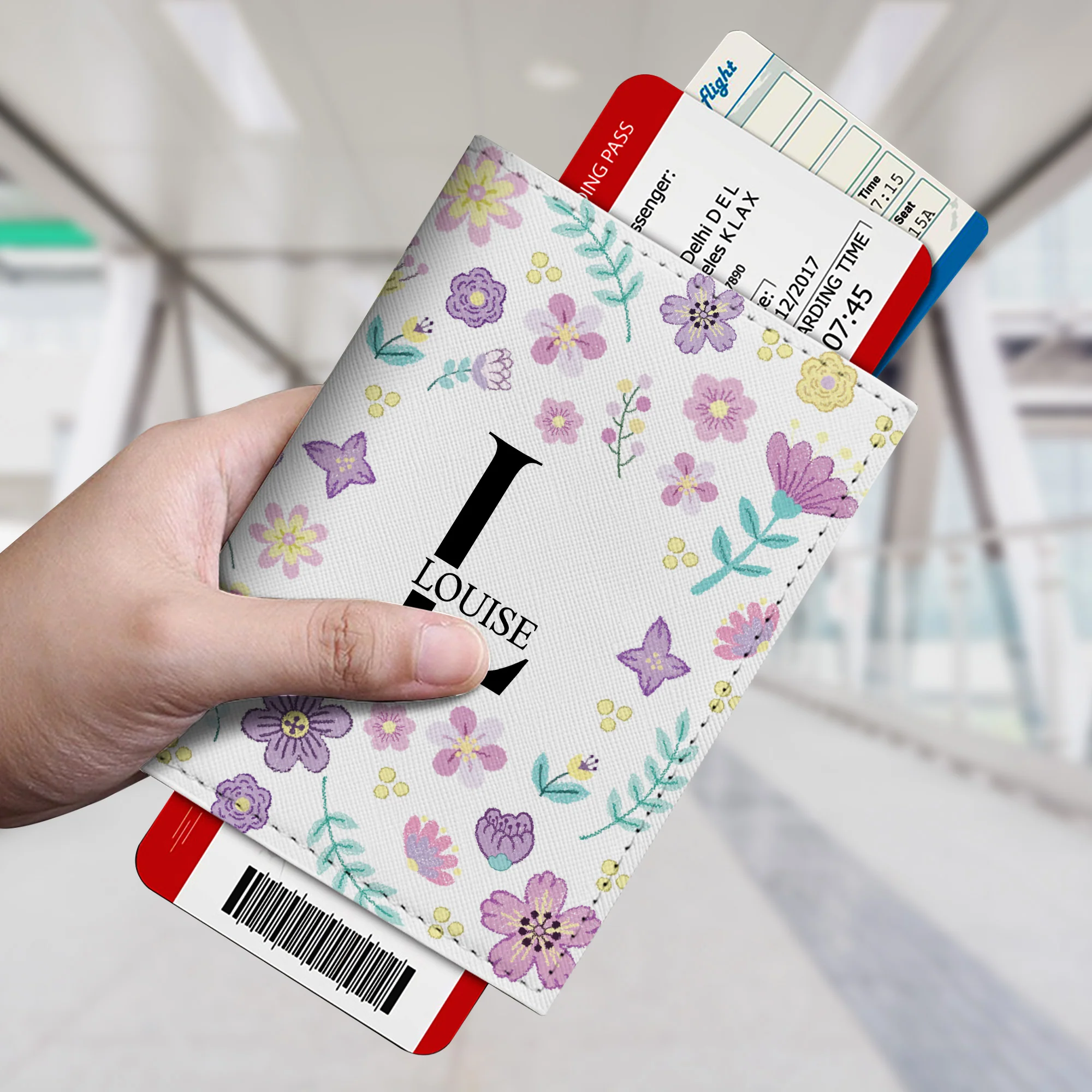 Porte Passeport Personnalisé Homme - Vacances d'Été - Image 2