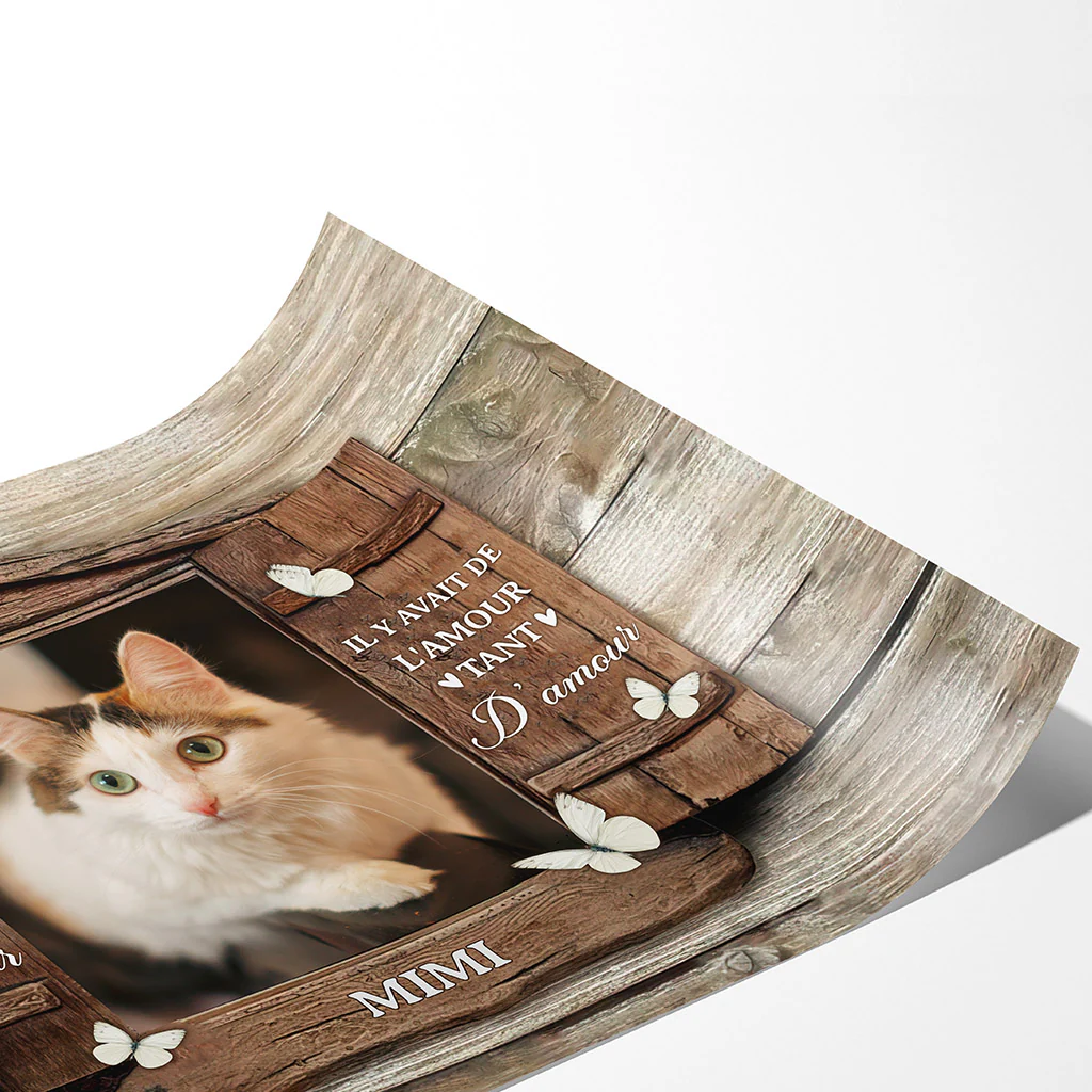 Poster Personnalisé - Entre Bonjour et Au Revoir Chat - Image 2