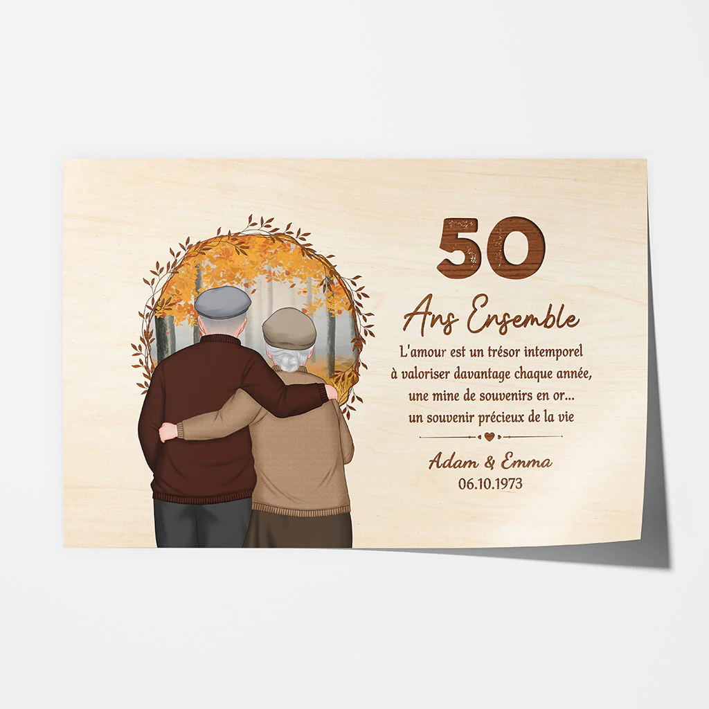 Poster Personnalisée - L'amour Est Un Trésor Intemporel
