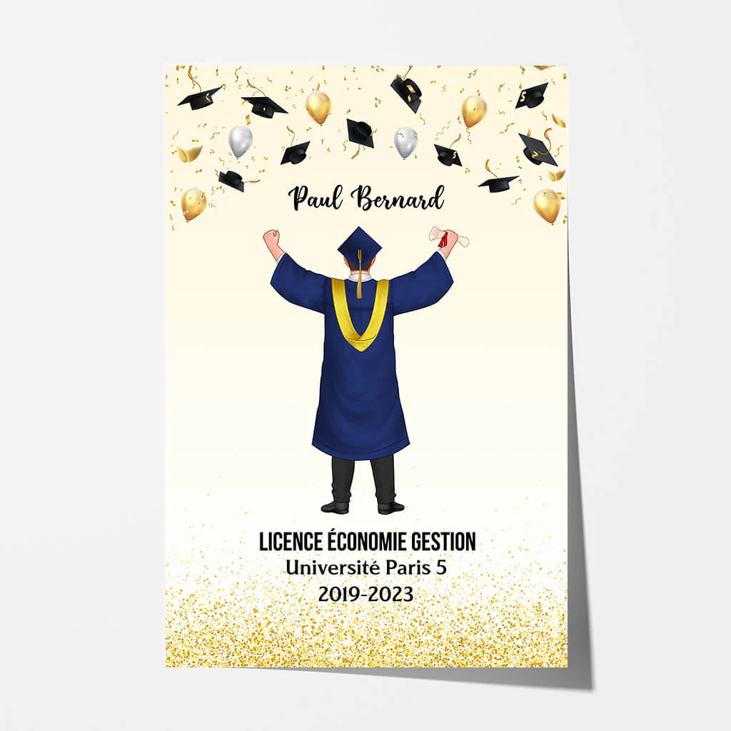 Poster Personnalisable - Votre Diplôme