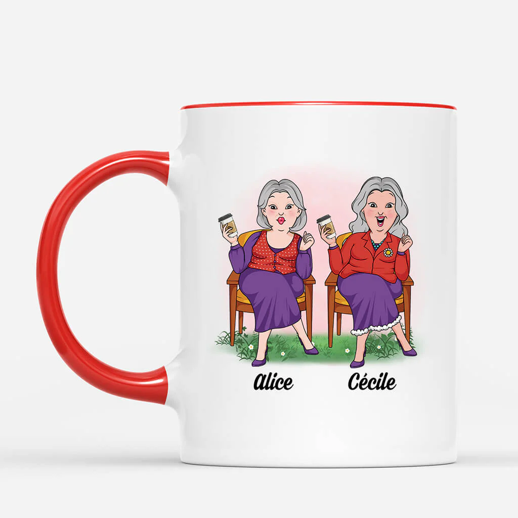 Mug Amitié Personnalisé | Pour Ma Vieille Amie - Image 2